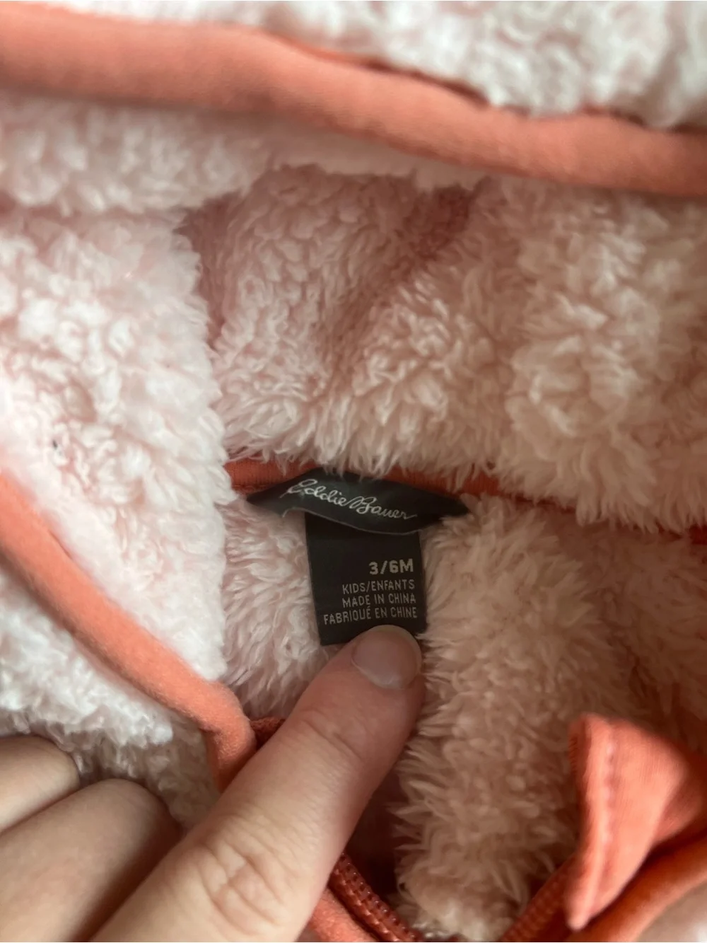 Sherpa Hooded Baby Girl Jacket